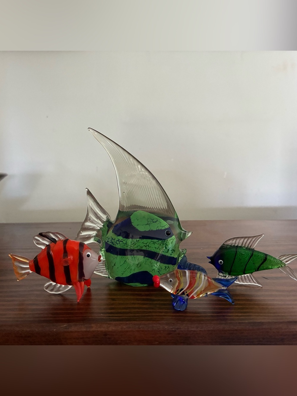 Art Glass Fish Set
